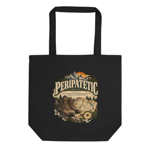Peripatetic Tote Bag – Wanderer & Travel Lover Gift - WordSmirk™ | Obscure Word Shirts, Hoodies & Gifts