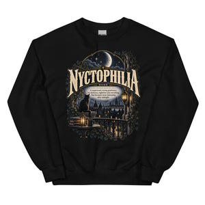 Nyctophilia Sweatshirt – Night Lover Definition Pullover - WordSmirk™ | Obscure Word Shirts, Hoodies & Gifts