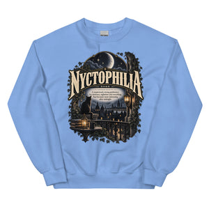 Nyctophilia Sweatshirt – Night Lover Definition Pullover - WordSmirk™ | Obscure Word Shirts, Hoodies & Gifts
