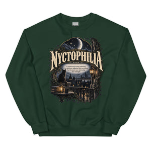 Nyctophilia Sweatshirt – Night Lover Definition Pullover - WordSmirk™ | Obscure Word Shirts, Hoodies & Gifts