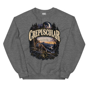 Crepuscular Sweatshirt – Twilight Definition Pullover - WordSmirk™ | Obscure Word Shirts, Hoodies & Gifts