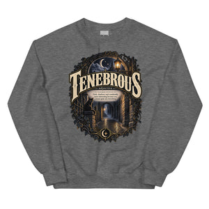 Tenebrous Sweatshirt – Dark Aesthetic Definition Pullover - WordSmirk™ | Obscure Word Shirts, Hoodies & Gifts