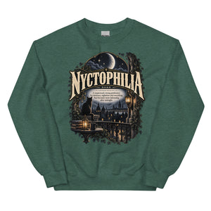 Nyctophilia Sweatshirt – Night Lover Definition Pullover - WordSmirk™ | Obscure Word Shirts, Hoodies & Gifts