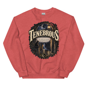 Tenebrous Sweatshirt – Dark Aesthetic Definition Pullover - WordSmirk™ | Obscure Word Shirts, Hoodies & Gifts