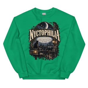 Nyctophilia Sweatshirt – Night Lover Definition Pullover - WordSmirk™ | Obscure Word Shirts, Hoodies & Gifts
