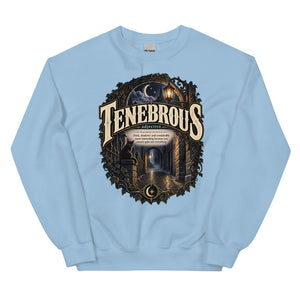 Tenebrous Sweatshirt – Dark Aesthetic Definition Pullover - WordSmirk™ | Obscure Word Shirts, Hoodies & Gifts