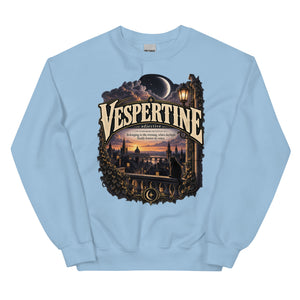 Vespertine Sweatshirt – Evening Lover Definition Pullover - WordSmirk™ | Obscure Word Shirts, Hoodies & Gifts
