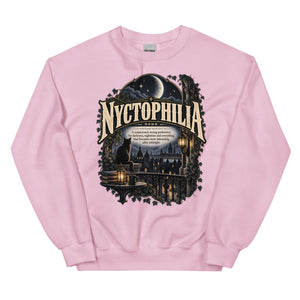 Nyctophilia Sweatshirt – Night Lover Definition Pullover - WordSmirk™ | Obscure Word Shirts, Hoodies & Gifts