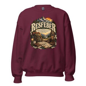 Resfeber Sweatshirt – Travel Anticipation Definition Pullover - WordSmirk™ | Obscure Word Shirts, Hoodies & Gifts