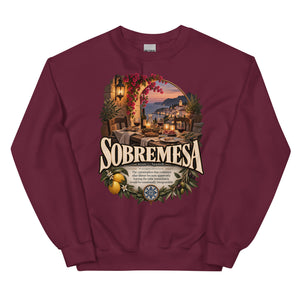 Sobremesa Sweatshirt – Spanish Word Definition Pullover - WordSmirk™ | Obscure Word Shirts, Hoodies & Gifts
