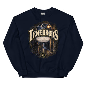 Tenebrous Sweatshirt – Dark Aesthetic Definition Pullover - WordSmirk™ | Obscure Word Shirts, Hoodies & Gifts