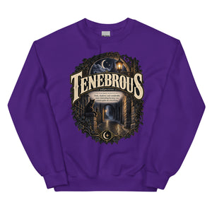 Tenebrous Sweatshirt – Dark Aesthetic Definition Pullover - WordSmirk™ | Obscure Word Shirts, Hoodies & Gifts