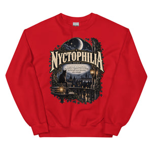 Nyctophilia Sweatshirt – Night Lover Definition Pullover - WordSmirk™ | Obscure Word Shirts, Hoodies & Gifts