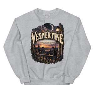 Vespertine Sweatshirt – Evening Lover Definition Pullover - WordSmirk™ | Obscure Word Shirts, Hoodies & Gifts