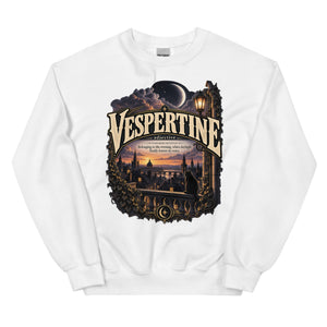 Vespertine Sweatshirt – Evening Lover Definition Pullover - WordSmirk™ | Obscure Word Shirts, Hoodies & Gifts