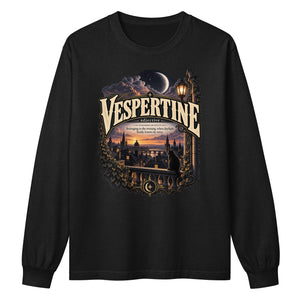 Vespertine Long Sleeve Shirt – Evening Lover Tee - WordSmirk™ | Obscure Word Shirts, Hoodies & Gifts