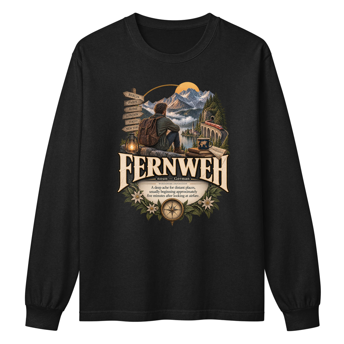 LONG SLEEVE TEE - WordSmirk™ | Obscure Word Shirts, Hoodies & Gifts