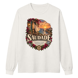 Saudade Long Sleeve Shirt – Portuguese Word Definition Tee - WordSmirk™ | Obscure Word Shirts, Hoodies & Gifts