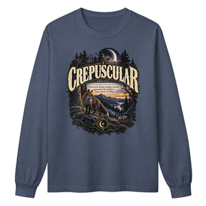 Crepuscular Long Sleeve Shirt – Twilight Definition Tee - WordSmirk™ | Obscure Word Shirts, Hoodies & Gifts