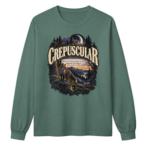 Crepuscular Long Sleeve Shirt – Twilight Definition Tee - WordSmirk™ | Obscure Word Shirts, Hoodies & Gifts