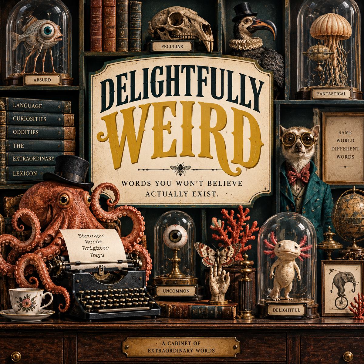 Delightfully Weird - WordSmirk™ | Obscure Word Shirts, Hoodies & Gifts