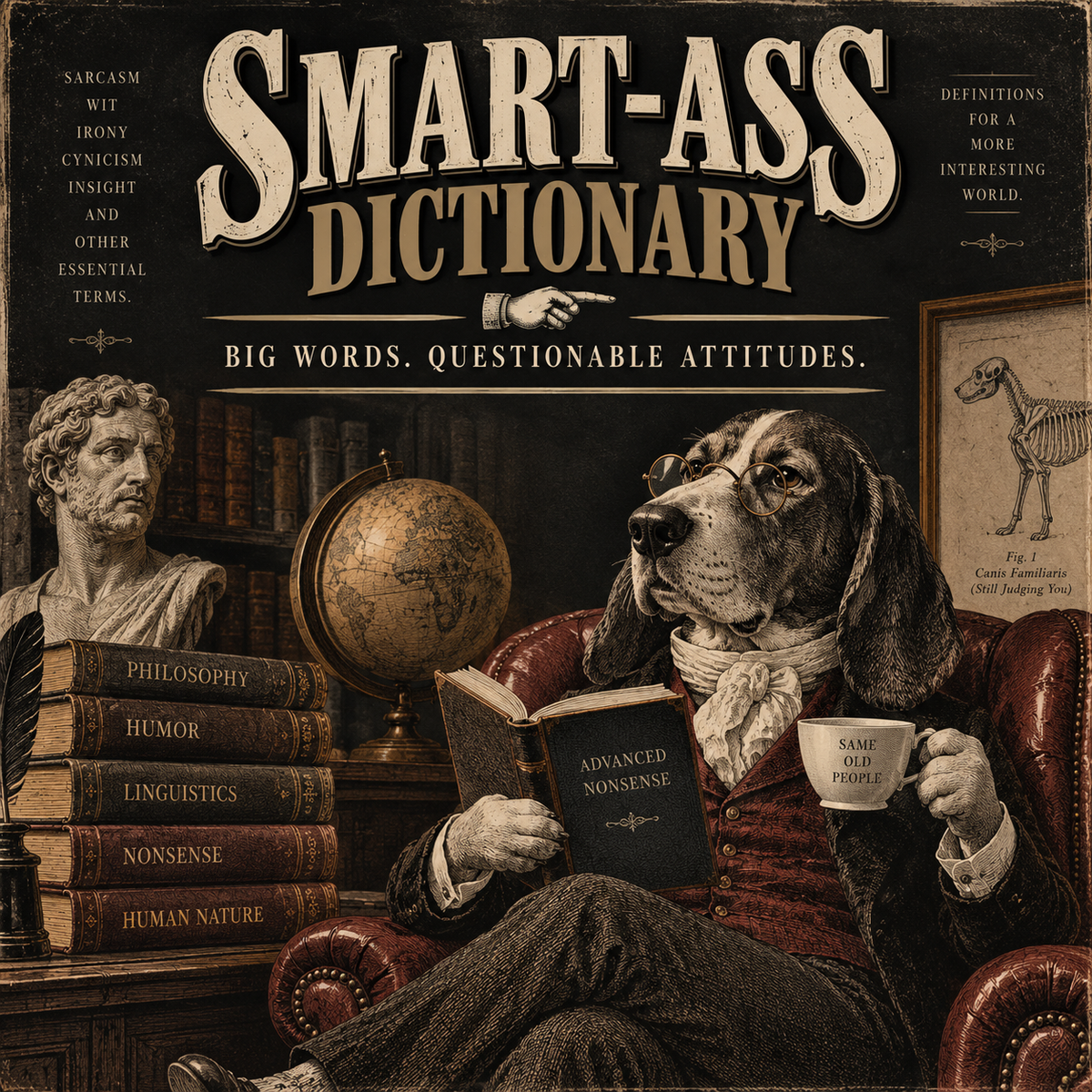 Smart-Ass Dictionary - WordSmirk™ | Obscure Word Shirts, Hoodies & Gifts