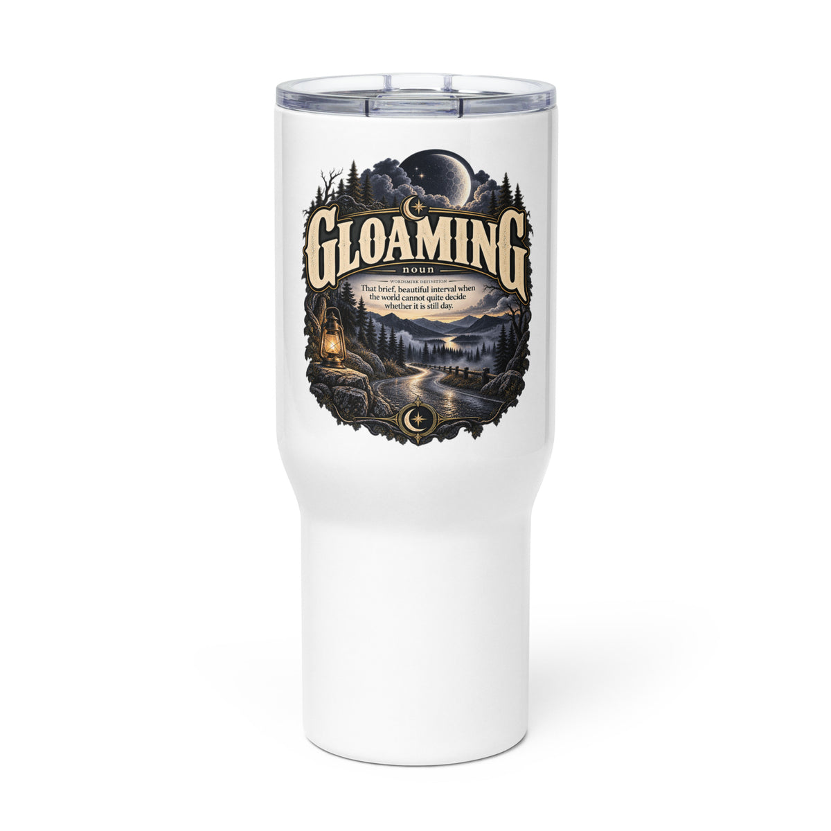 Gloaming Travel Mug – Twilight Lover Coffee Mug - WordSmirk™ | Obscure Word Shirts, Hoodies & Gifts