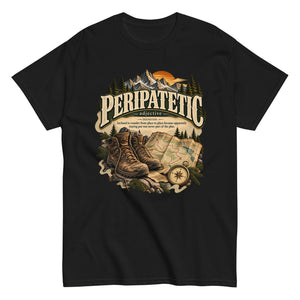 Peripatetic T-Shirt – Wanderer & Travel Lover Definition Tee - WordSmirk™ | Obscure Word Shirts, Hoodies & Gifts