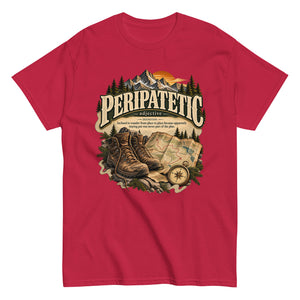 Peripatetic T-Shirt – Wanderer & Travel Lover Definition Tee - WordSmirk™ | Obscure Word Shirts, Hoodies & Gifts