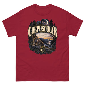 Crepuscular T-Shirt – Twilight Definition Tee - WordSmirk™ | Obscure Word Shirts, Hoodies & Gifts