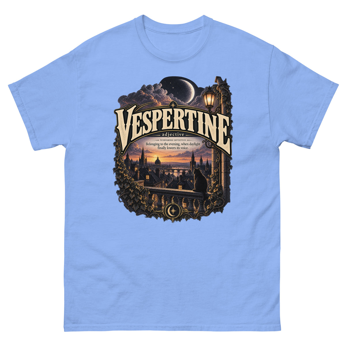 Vespertine T-Shirt – Evening Lover Definition Tee - WordSmirk™ | Obscure Word Shirts, Hoodies & Gifts