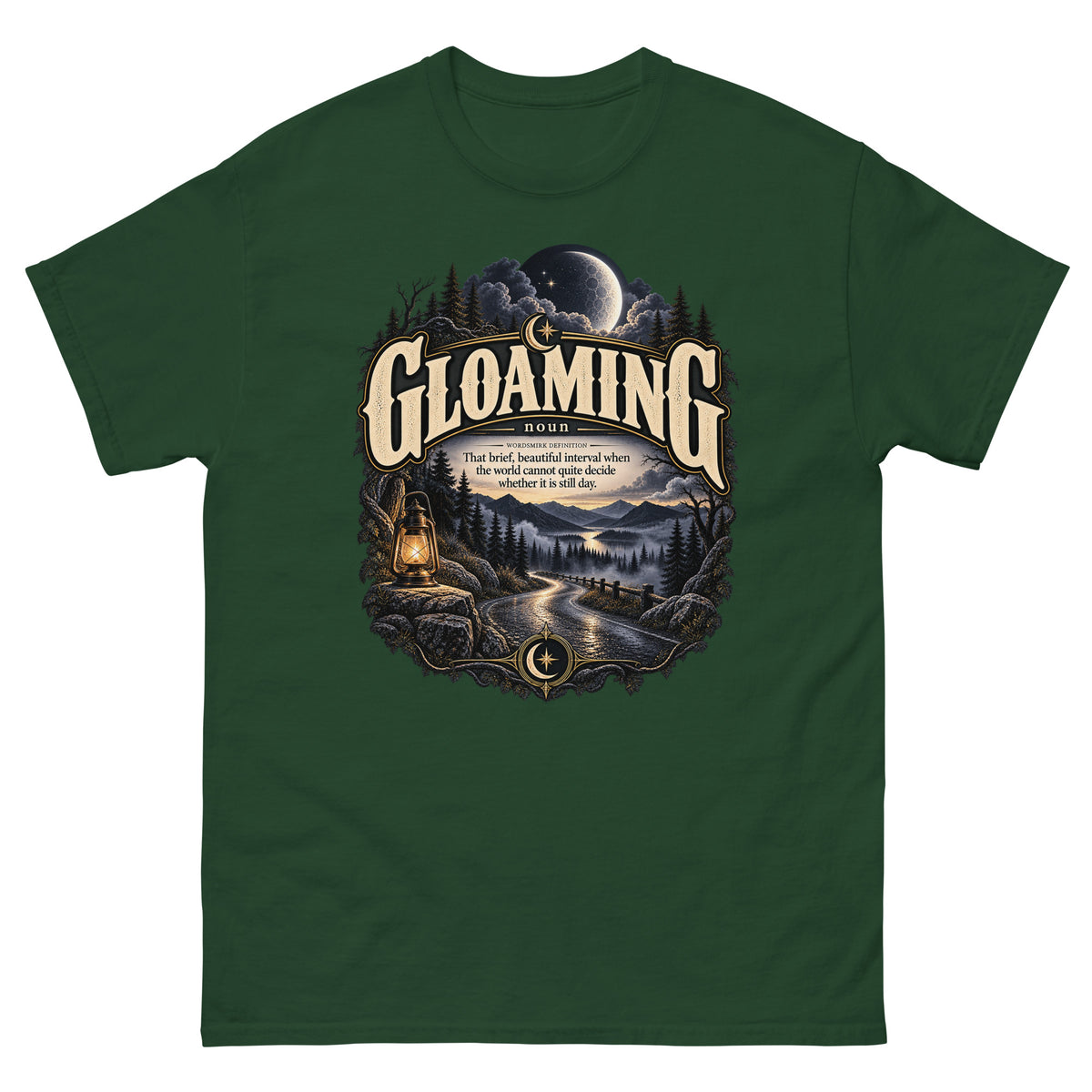 Gloaming T-Shirt – Twilight Definition Tee - WordSmirk™ | Obscure Word Shirts, Hoodies & Gifts
