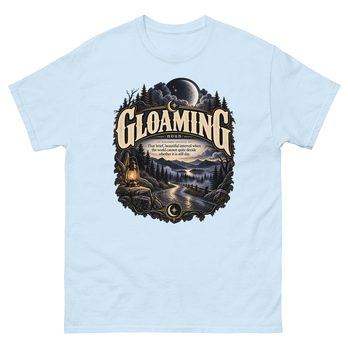Gloaming T-Shirt – Twilight Definition Tee - WordSmirk™ | Obscure Word Shirts, Hoodies & Gifts