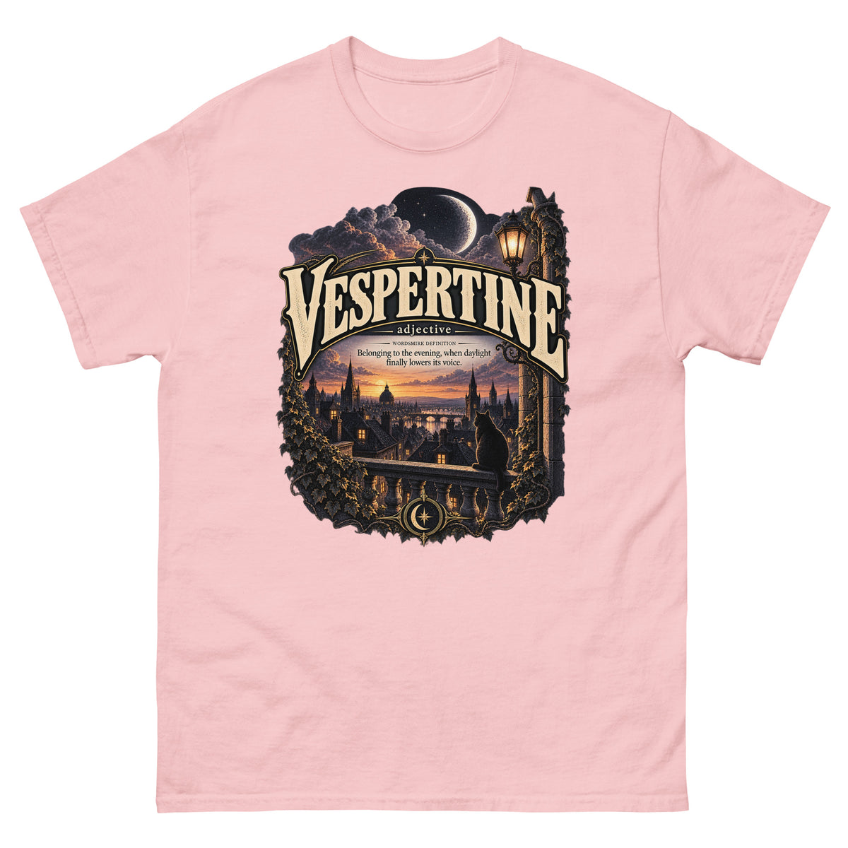 Vespertine T-Shirt – Evening Lover Definition Tee - WordSmirk™ | Obscure Word Shirts, Hoodies & Gifts