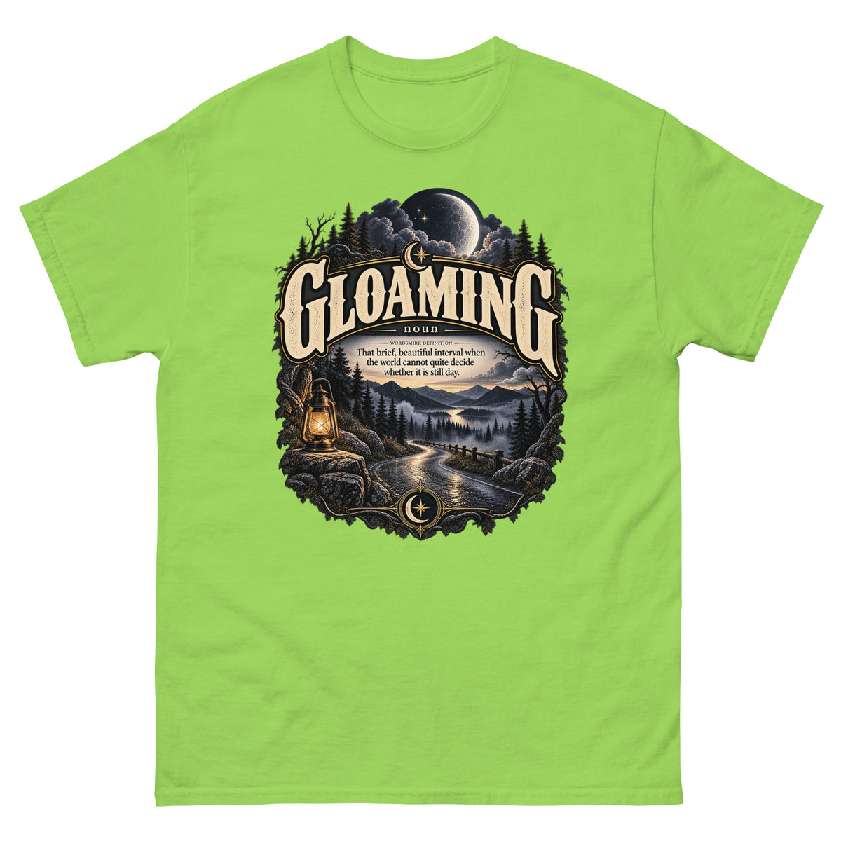 Gloaming T-Shirt – Twilight Definition Tee - WordSmirk™ | Obscure Word Shirts, Hoodies & Gifts