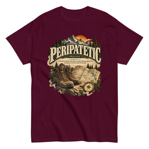 Peripatetic T-Shirt – Wanderer & Travel Lover Definition Tee - WordSmirk™ | Obscure Word Shirts, Hoodies & Gifts