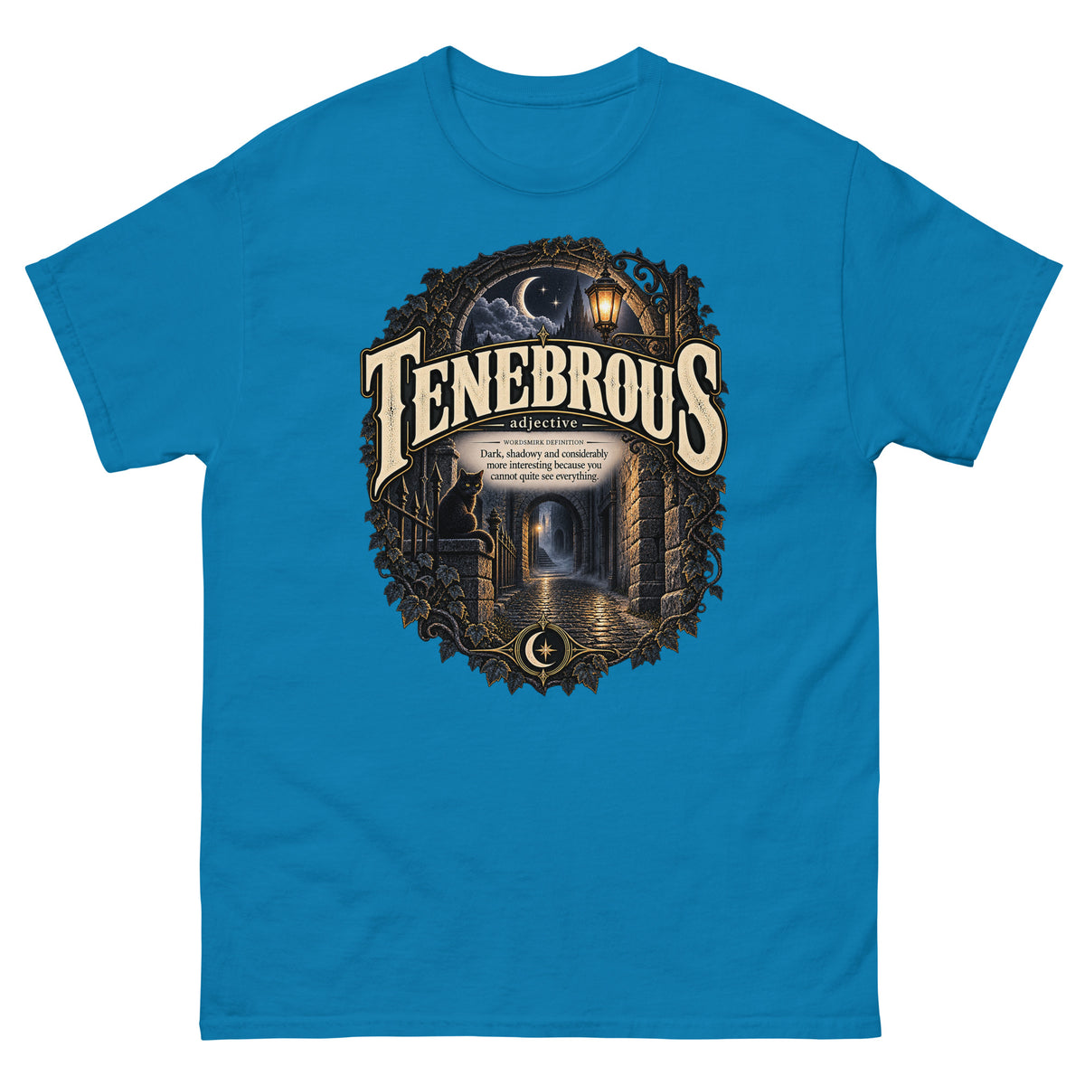 Tenebrous T-Shirt – Dark Aesthetic Definition Tee - WordSmirk™ | Obscure Word Shirts, Hoodies & Gifts