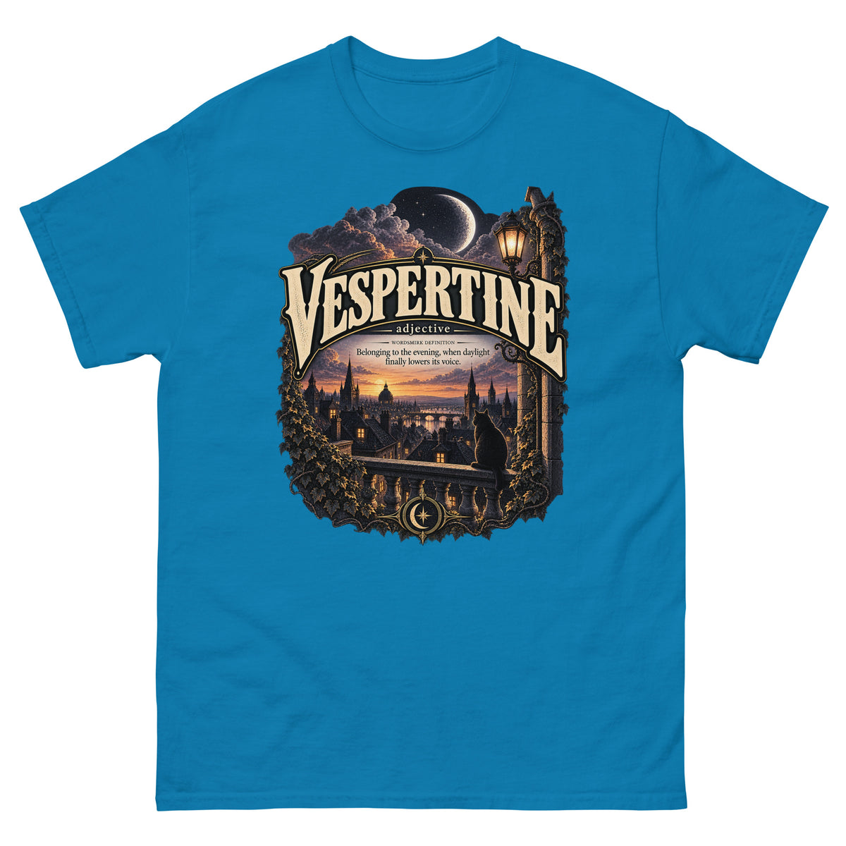 Vespertine T-Shirt – Evening Lover Definition Tee - WordSmirk™ | Obscure Word Shirts, Hoodies & Gifts