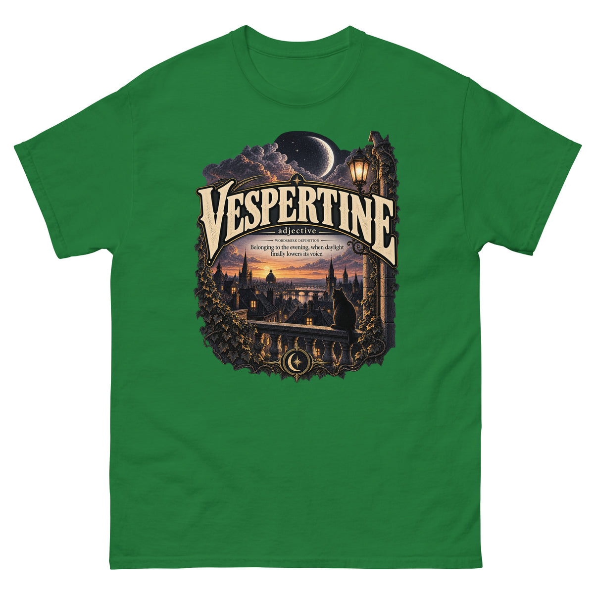 Vespertine T-Shirt – Evening Lover Definition Tee - WordSmirk™ | Obscure Word Shirts, Hoodies & Gifts