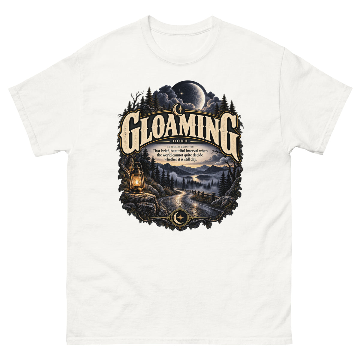 Gloaming T-Shirt – Twilight Definition Tee - WordSmirk™ | Obscure Word Shirts, Hoodies & Gifts
