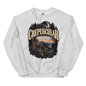 Crepuscular Sweatshirt – Twilight Definition Pullover - WordSmirk™ | Obscure Word Shirts, Hoodies & Gifts