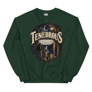 Tenebrous Sweatshirt – Dark Aesthetic Definition Pullover - WordSmirk™ | Obscure Word Shirts, Hoodies & Gifts