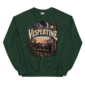 Vespertine Sweatshirt – Evening Lover Definition Pullover - WordSmirk™ | Obscure Word Shirts, Hoodies & Gifts