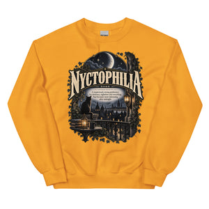 Nyctophilia Sweatshirt – Night Lover Definition Pullover - WordSmirk™ | Obscure Word Shirts, Hoodies & Gifts
