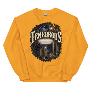 Tenebrous Sweatshirt – Dark Aesthetic Definition Pullover - WordSmirk™ | Obscure Word Shirts, Hoodies & Gifts