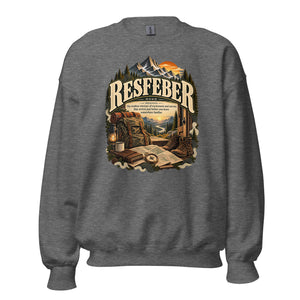 Resfeber Sweatshirt – Travel Anticipation Definition Pullover - WordSmirk™ | Obscure Word Shirts, Hoodies & Gifts