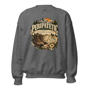 Peripatetic Sweatshirt – Wanderer & Travel Lover Pullover - WordSmirk™ | Obscure Word Shirts, Hoodies & Gifts