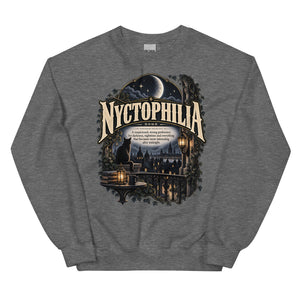 Nyctophilia Sweatshirt – Night Lover Definition Pullover - WordSmirk™ | Obscure Word Shirts, Hoodies & Gifts