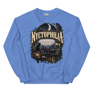 Nyctophilia Sweatshirt – Night Lover Definition Pullover - WordSmirk™ | Obscure Word Shirts, Hoodies & Gifts