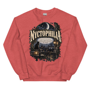 Nyctophilia Sweatshirt – Night Lover Definition Pullover - WordSmirk™ | Obscure Word Shirts, Hoodies & Gifts